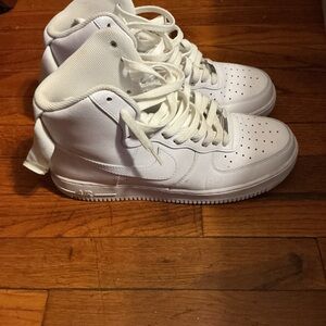 Nike White High-Top Sneakers